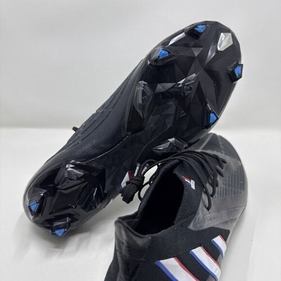 Adidas Predator Edge.1 FG “Edge of Darkness” Black Soccer Cleats Men’s Size 12.5 - Picture 5 of 5